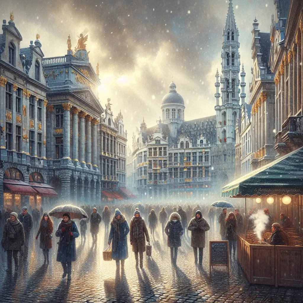 Hvordan er vejret i Bruxelles i uge 7?