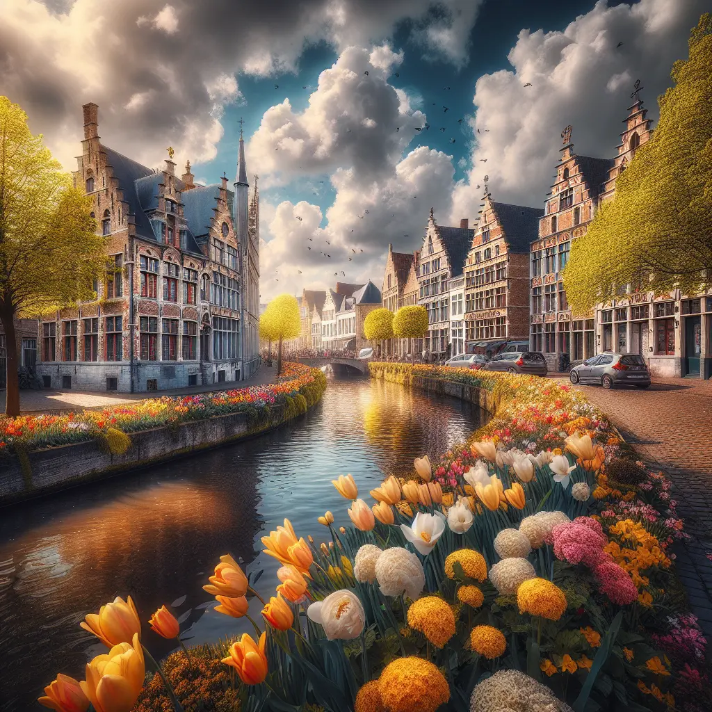 Hvordan er vejret i Gent i april måned?