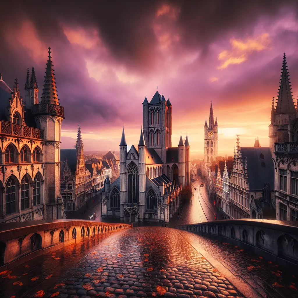 Hvordan er vejret i Gent i november måned?